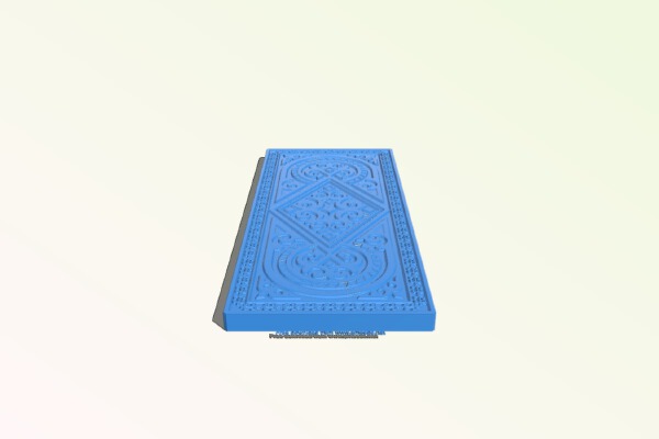 Backgammon pattern | 3d print model