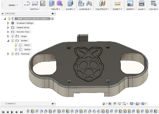 Noir Camera Mount for Ender 3 | 3d print model