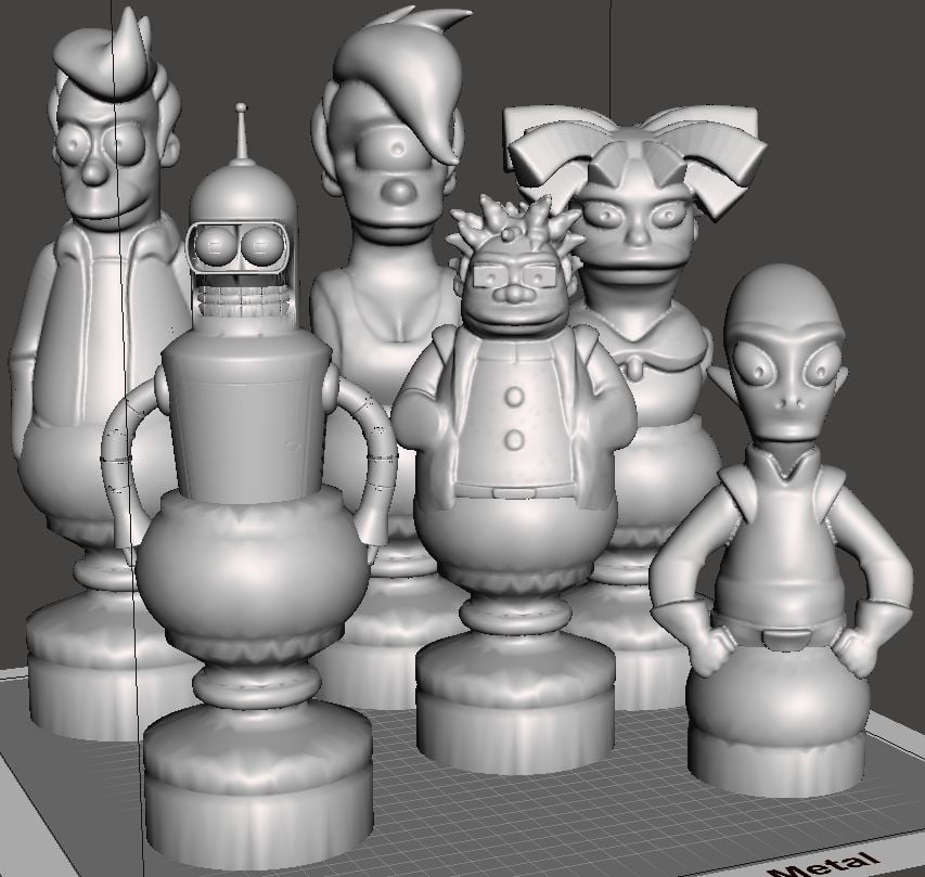 Futurama Chess Set
