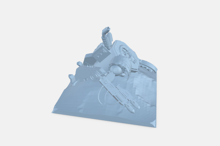 Warhammer Killacan Wrack | 3d print model