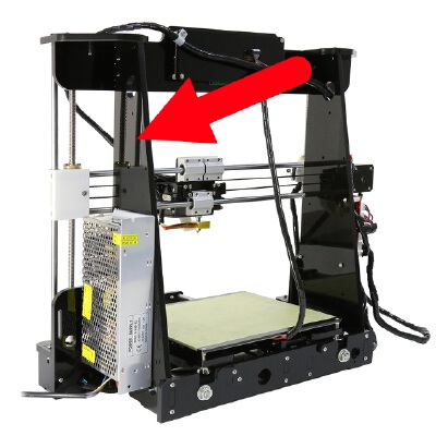 Raspberry Pi B+ 2_3 Case (+RF433 emitter) for Prusa i3 (Anet A8 _ Alunar M505 _ P802) | 3d print model