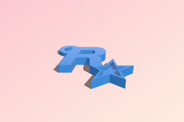 Chaveiro RockStar | 3d print model