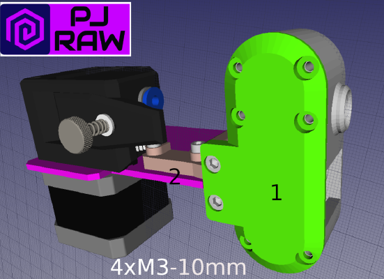 BIQU B1 Smart Filament Sensor Bracket (BMG) | 3d print model