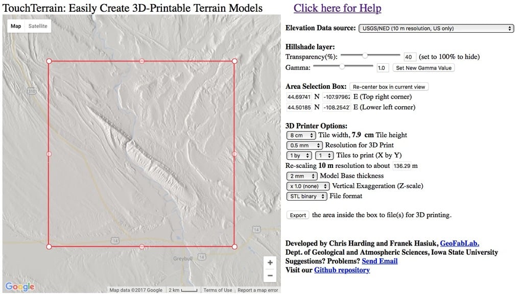 TouchTerrain