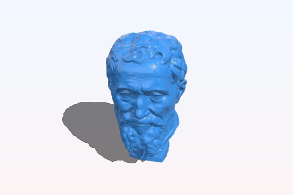 Portrait of Michelangelo | 3d print model