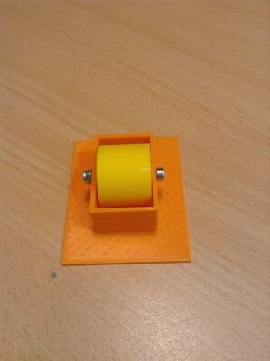Leather Edge Roller Paint (OpenSCAD) | 3d print model
