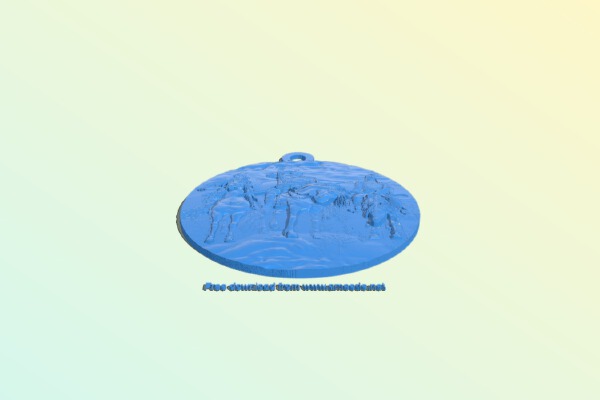 Three heroes medal | 3d print model
