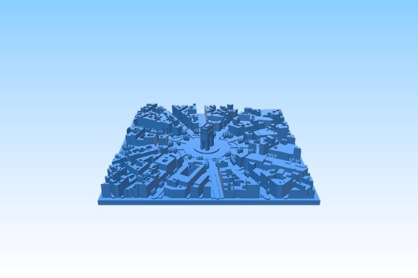 City Frame Paris | 3d print model