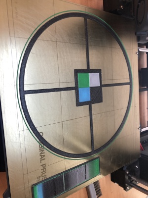 Prusa MMU 2.0 5 COLOR CALIBRATION Test for i3 MK2, MK2.5, MK2.5s and MK3 | 3d print model