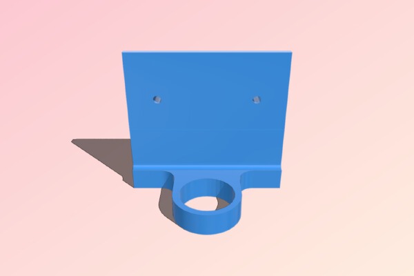 Anet(i3, reprap) A8 18mm Capacitive Sensor Bracket back  LJ18A3-8-z_bx | 3d print model