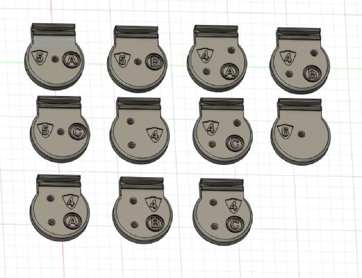 Undaunted Normandy vf : token base and insert | 3d print model