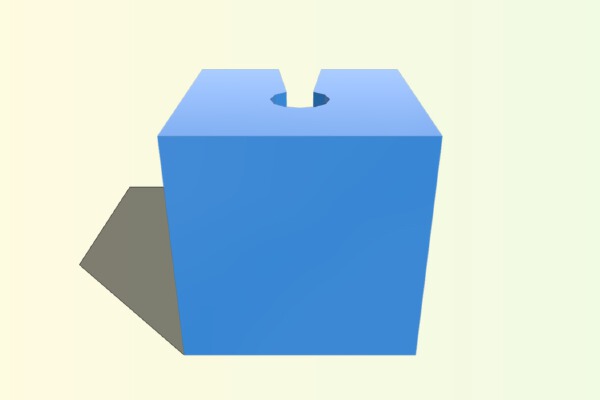 Square bead for petcage | 3d print model