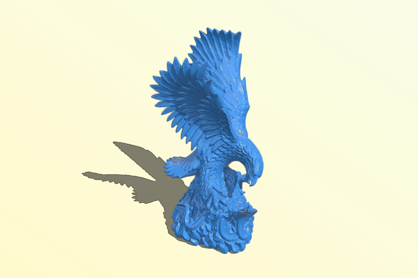 The eagle catches the snake