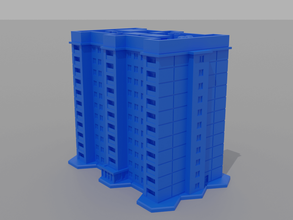 6mm Residential Tower 2A - Hexed and Hexless