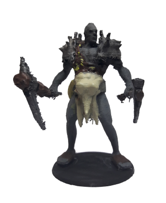 Stone giant with 2 warpicks (teraktinus) | 3d print model