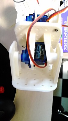 Servo motor folder(3mm) and mini gripper for Tower-pro made SG90 | 3d print model