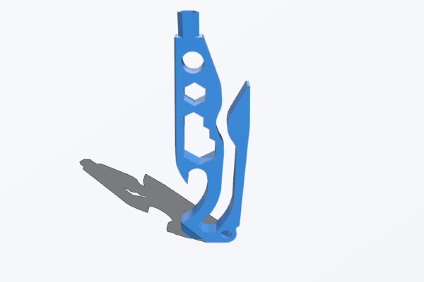 Nathan's Multi-Tool - Bike - With Socket | 3d print model