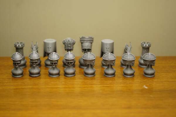 Skull Chess Set v1 | 3d print model