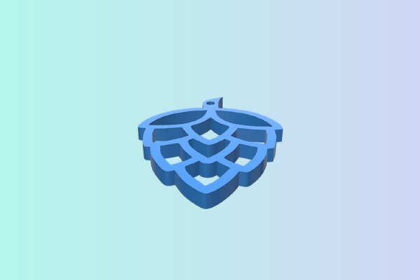 Hop Keychain | 3d print model