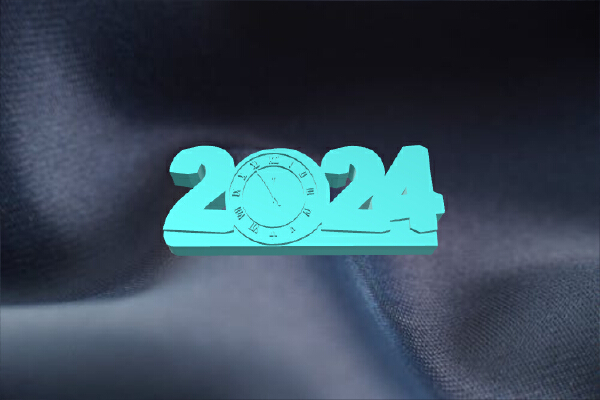 2024 Clock | 3d print model