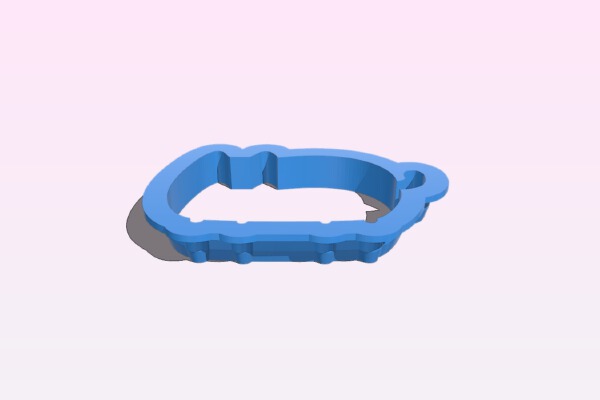 Pusheen cookie cutter | 3d print model