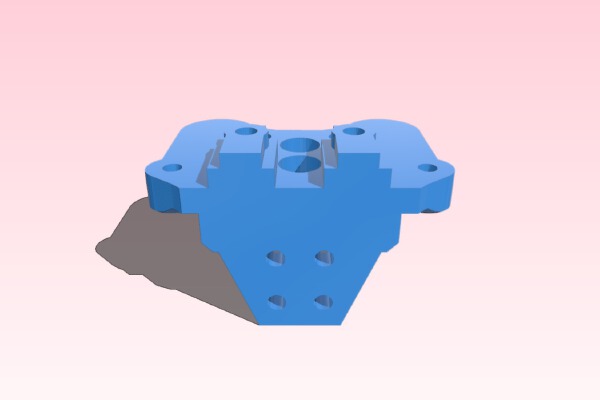 Mount for 2 Nimbles V1 on a Cyclops_Chimera+ Aqua | 3d print model