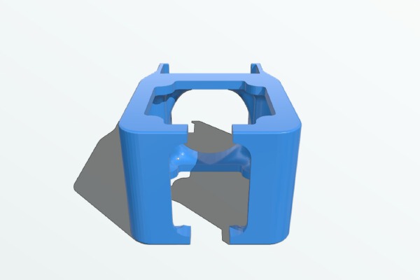Kajakens NEMA 23 stepper fan mount (not the round stepper version) | 3d print model