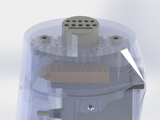 InMoov Remix to Allow Full 180 Degree Wrist Rotation | 3d print model