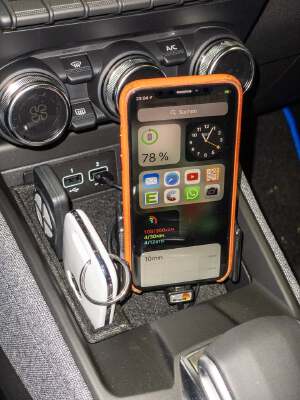 Renault Zoe Ph2 mounting plates for Brodit mobile phone holders | 3d print model