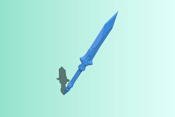 Piplup Dagger | 3d print model