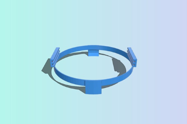 4x4 Filter Ring for Pentax 6x7 lens Takumari 6x7 55mm | 3d print model
