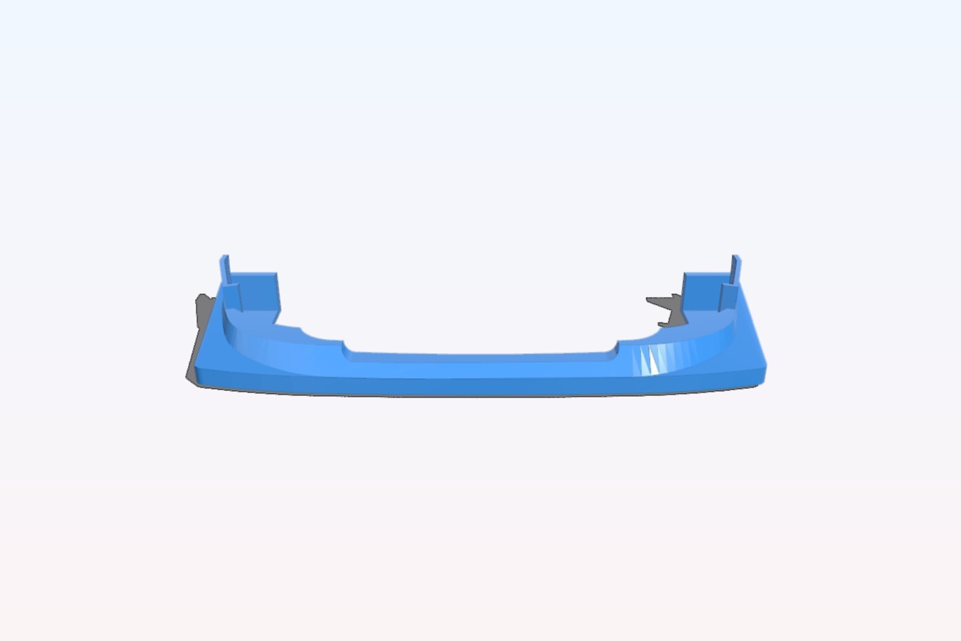 Voltex Style Front Lip Splitter Evo X Model or RC Car