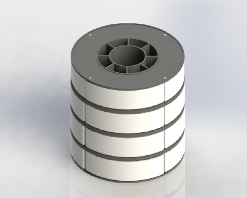 Organizer from filament coils D170 from DoctorBaf | 3d print model