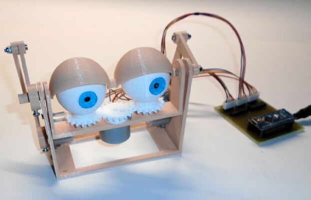 Geared Eyes Completed | 3d print model