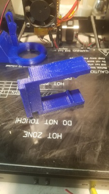 Makerfront MK8 Cooler Duct Mount | 3d print model