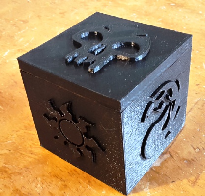 MTG EDH dice box | 3d print model