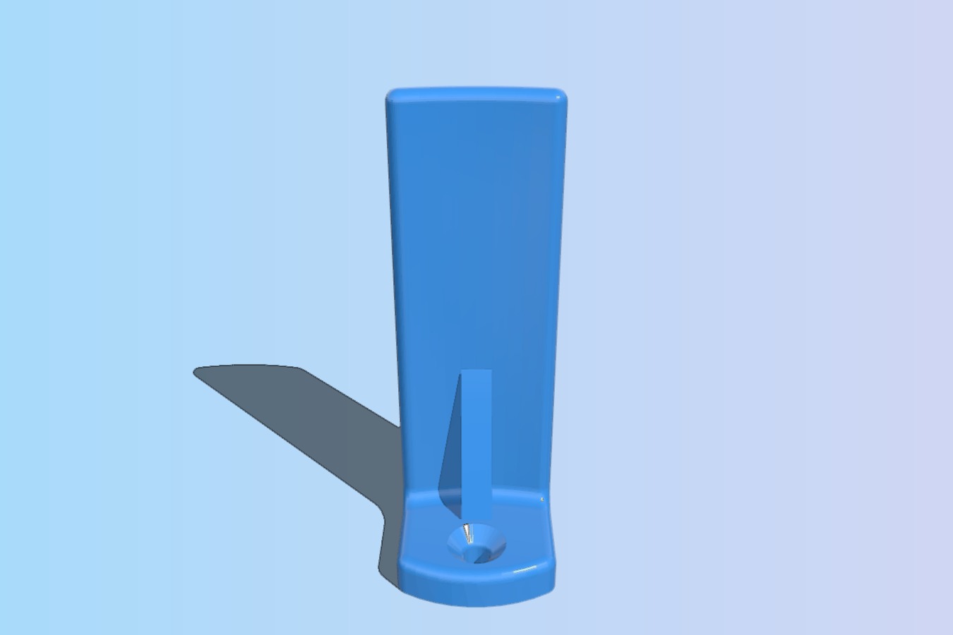 Wall bracket for blue tape