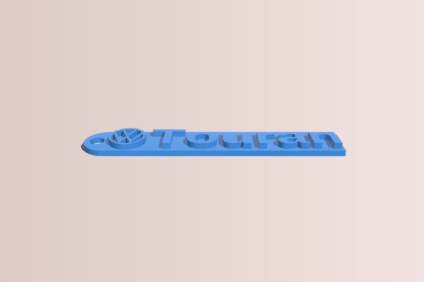 VW Touran Keychain | 3d print model
