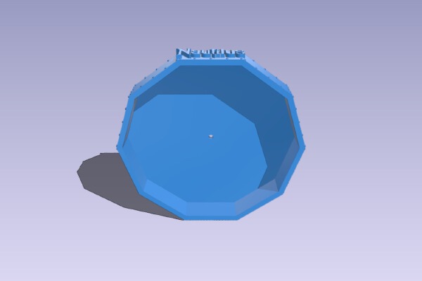 Nautilus Squid Mounting Base | 3d print model