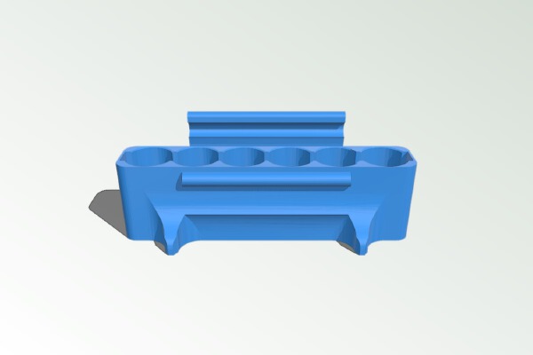 18650 holder 1x6 | 3d print model