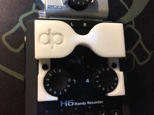 Zoom H6 Gain Control Cover | 3d print model