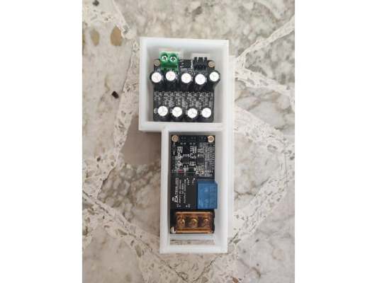 BigTreeTech Relay Board v1.2 and UPS 24 Volt Case  and Reset button for Ender5 | 3d print model