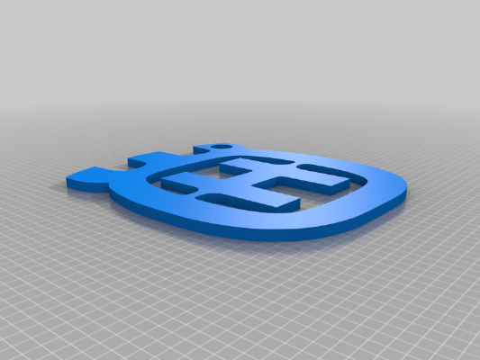 Husqvarna Logo | 3d print model