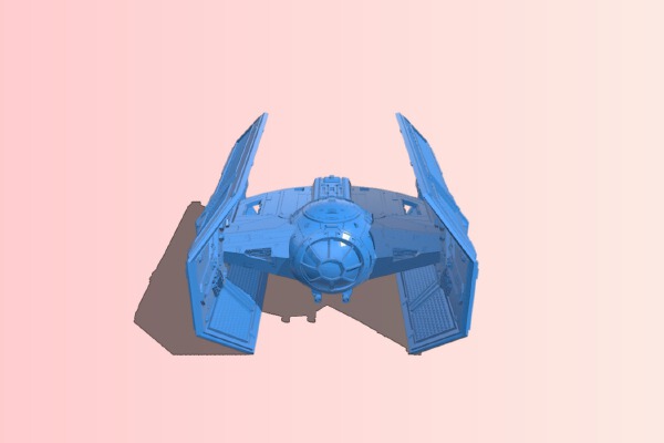 TIE Advanced x1 | 3d print model