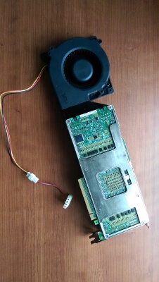 Xeon Phi passive-to-active cooling adapter _ blower fan shroud | 3d print model