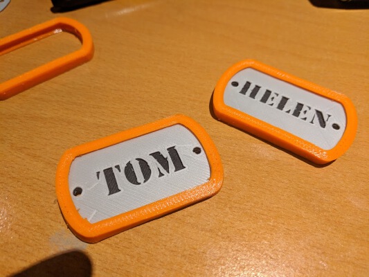 Dog Tags | 3d print model