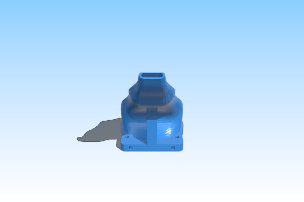 Another RostockMAX 40mm HE fan duct | 3d print model