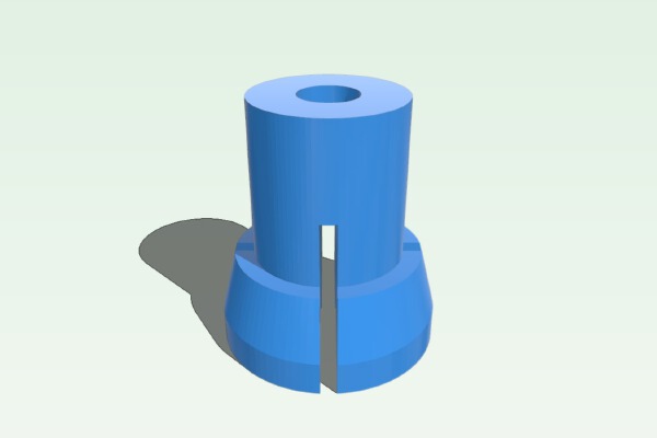 Makita RT0700C Collet for Dremel Router Bits | 3d print model