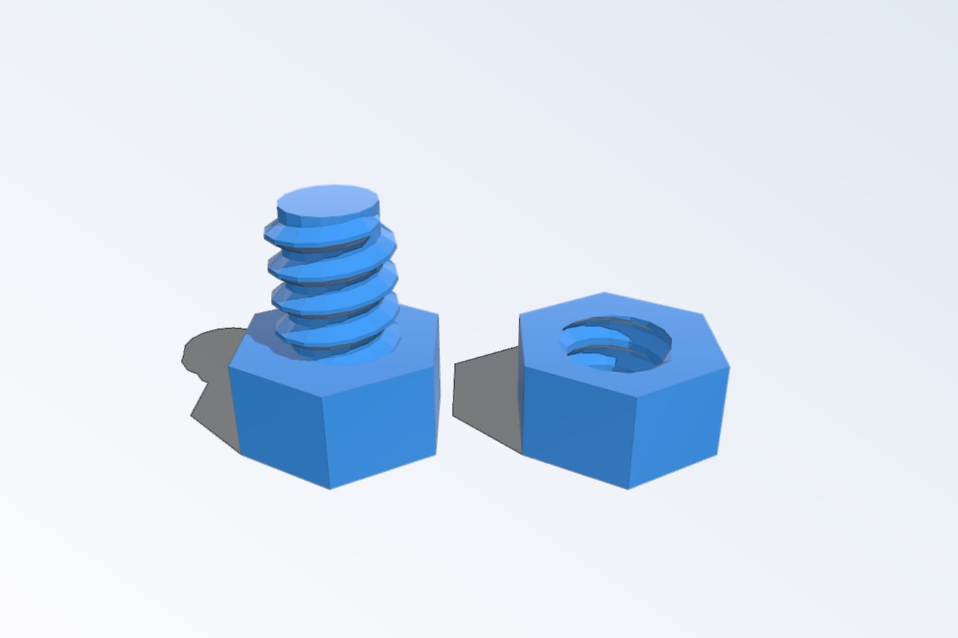 Basic nut and bolt