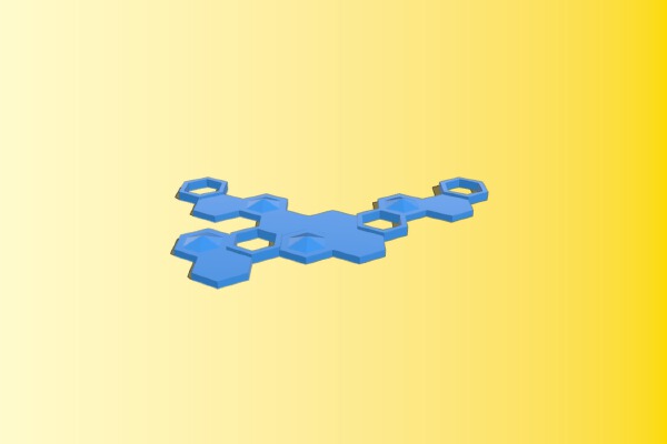 honeycomb necklace | 3d print model